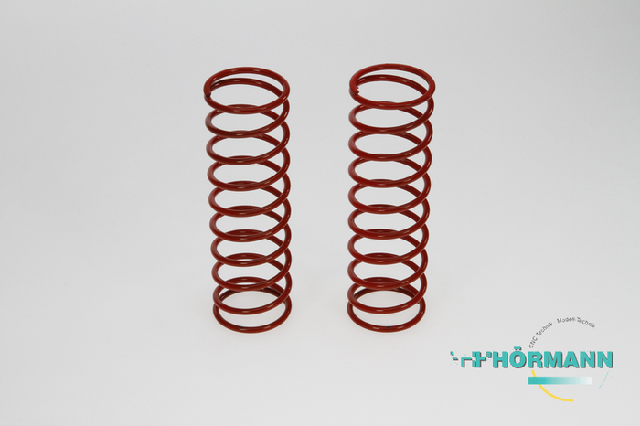 03/613 - Big-Bore shock absorber springs (ID = 33 mm, L = 105 mm) RED (2.5mm)