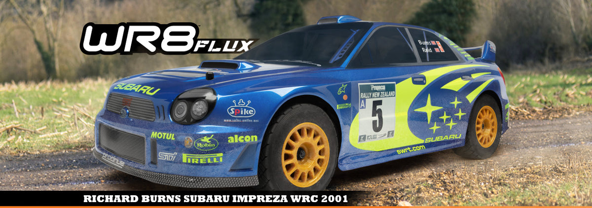 HPI Racing - WR8 Flux WRC Subaru Impreza 1/8 Scale 4WD RTR Rally Car