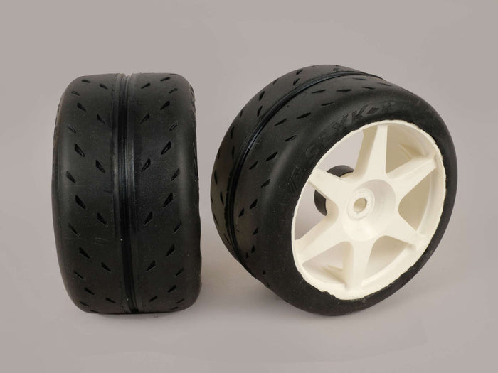 08430/03 - FG Slick-R wheels 6 spoke white speedline.