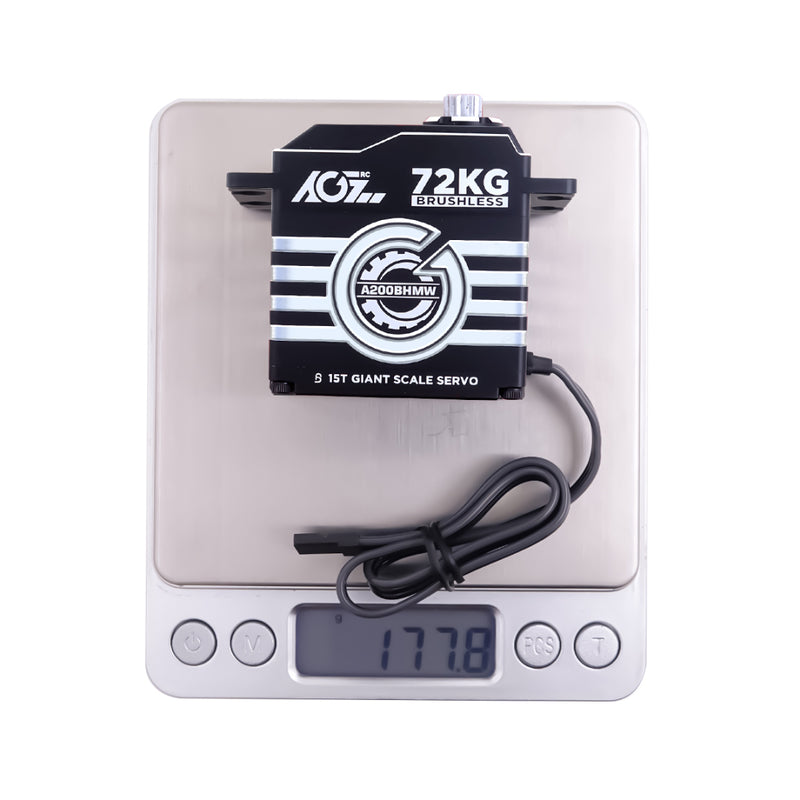 AGFRC - 78KG HV 0.082Sec High Speed Brushless Waterproof 1/5 Servo (A200BHMW)