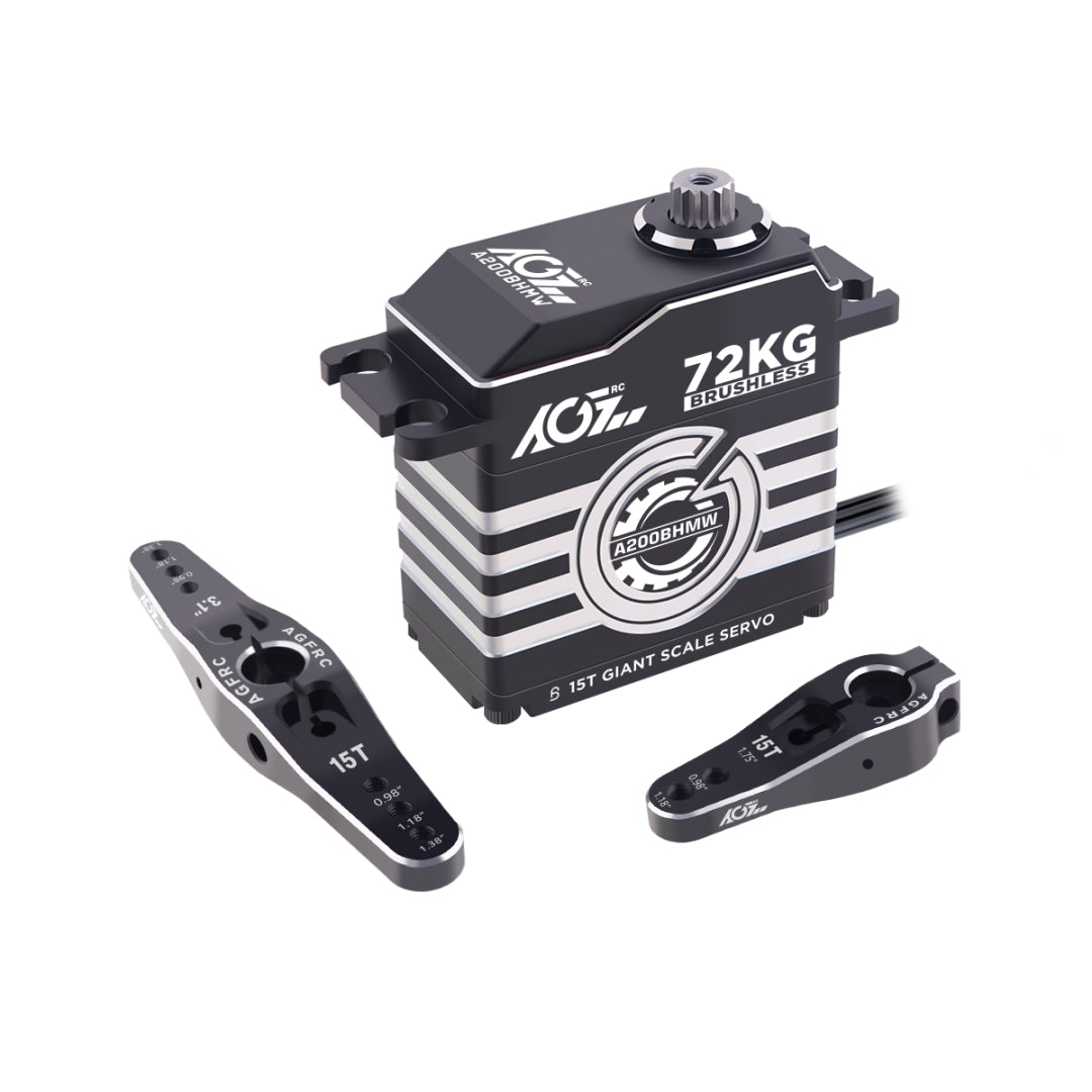 AGFRC - 78KG HV 0.082Sec High Speed Brushless Waterproof 1/5 Servo (A200BHMW)