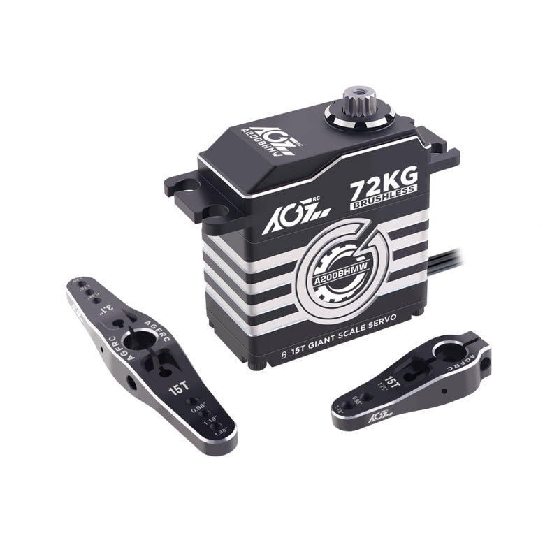 AGFRC - 78KG HV 0.082Sec High Speed Brushless Waterproof 1/5 Servo (A200BHMW)