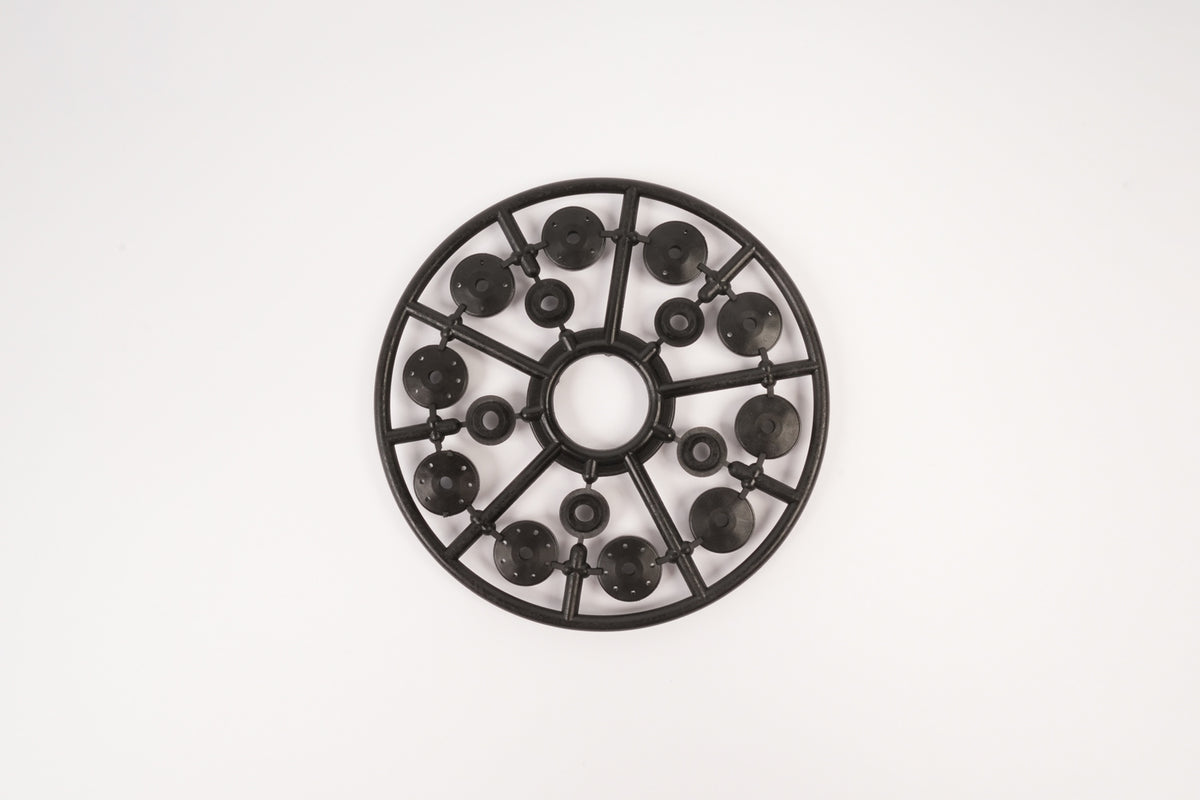 336001P - GT Shock Shaft Guide-Piston Set 1x0-2-4-6-8 Hole