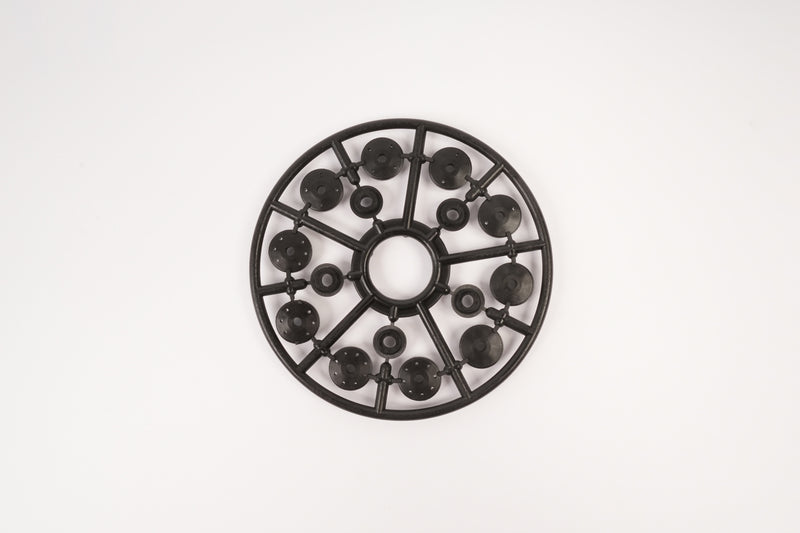 336001P - GT Shock Shaft Guide-Piston Set 1x0-2-4-6-8 Hole