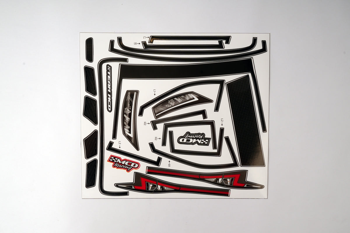 577701P GT-R Rally Body Basic Decal Set WB 325-340mm