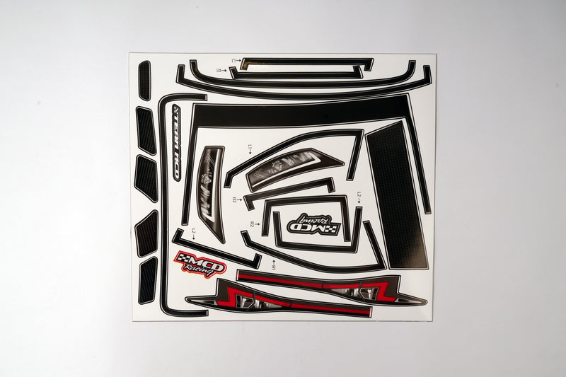 577701P GT-R Rally Body Basic Decal Set WB 325-340mm