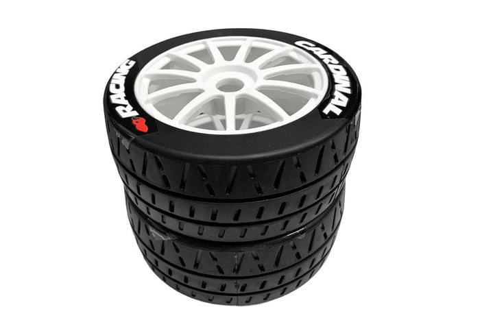 Cardinal Racing Rally Xross - RX Tires WHITE RIMS
