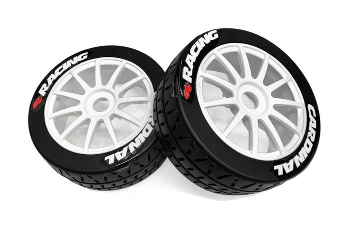 Cardinal Racing Rally Xross - RX Tires WHITE RIMS