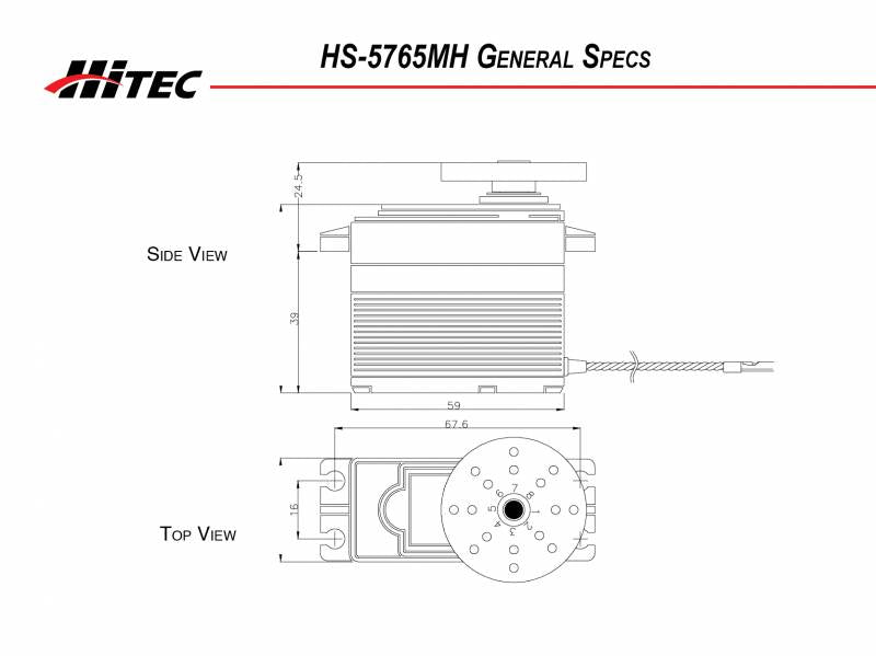Hitec HS-5765MH DIGITAL SERVO