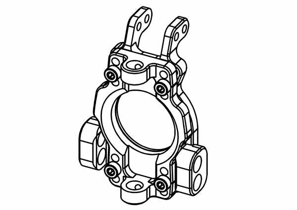 300705X - 0°±4° Adjustable Caster Block Set