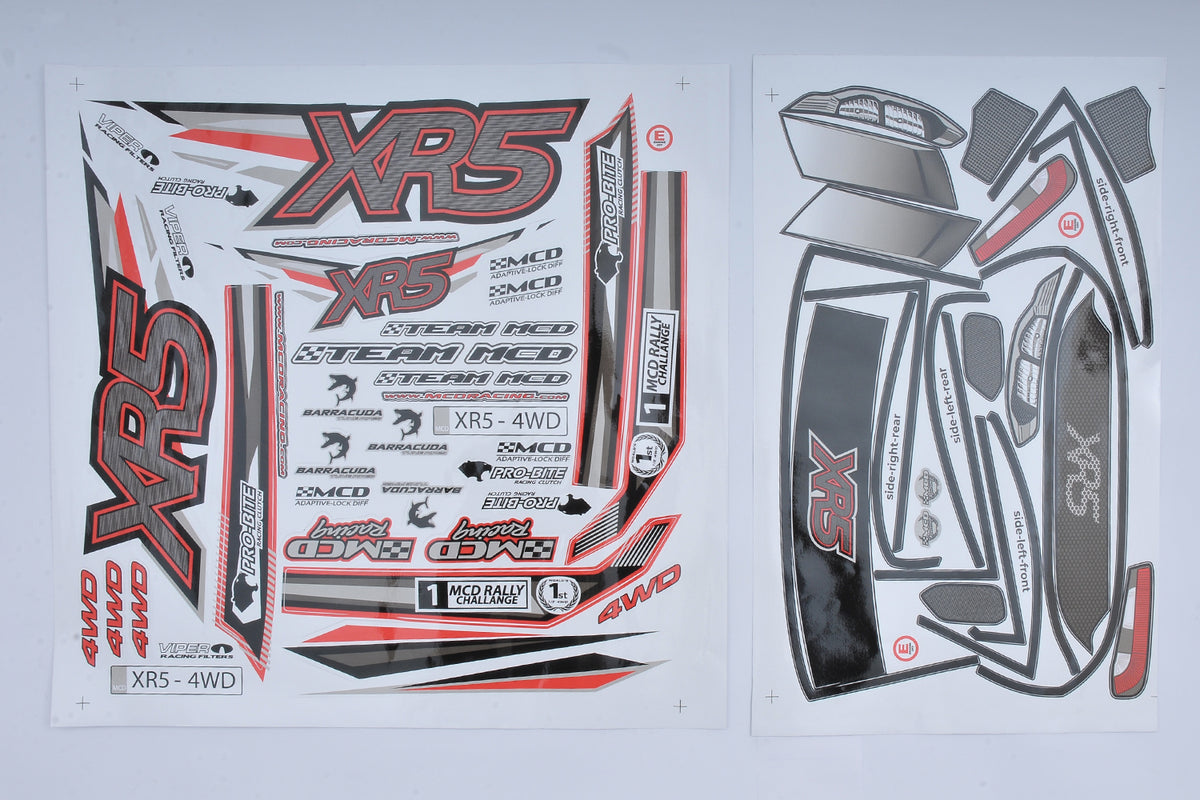503901P - XR5 Max Body Shell Decal Set