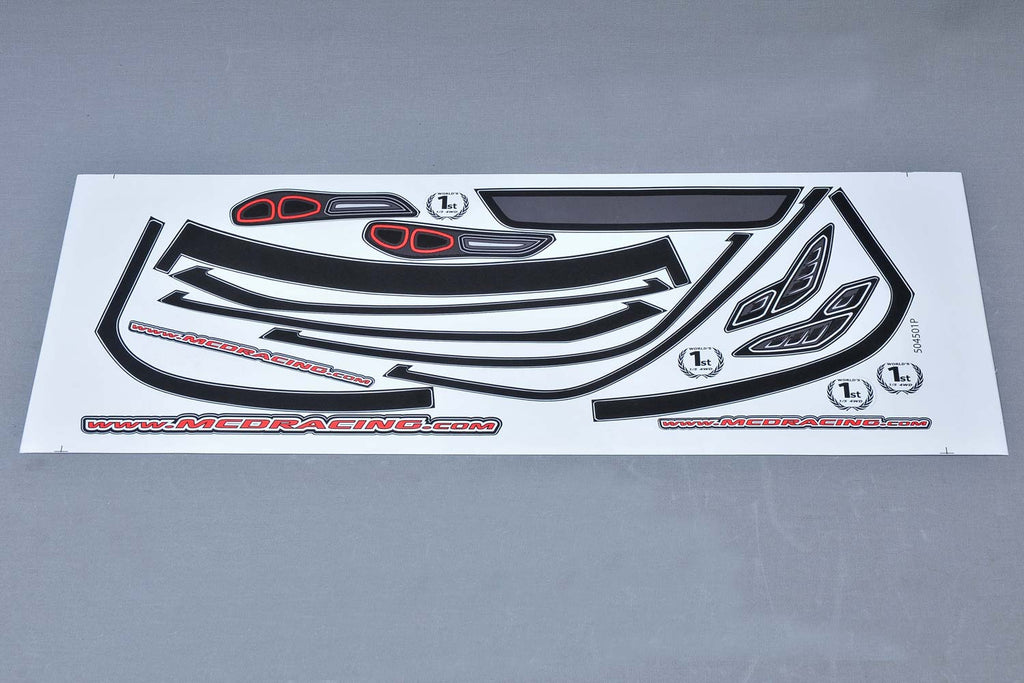 504501P - XS5 Max Body Shell Decal Set – Cardinal Racing