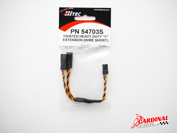 Hitec 6" TWISTED Y EXTENSION