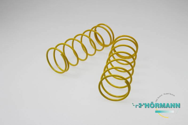03/610 - Big-Bore shock absorber springs (ID = 33 mm, L = 105 mm) yellow (2.2mm)