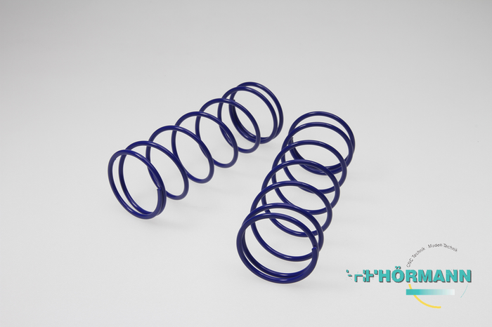 03/612 - Big-Bore shock absorber springs (ID = 33 mm, L = 105 mm) blue (2.4mm)