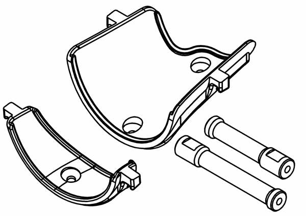 750102P - Exhaust Holders High Temp Composite Max 610