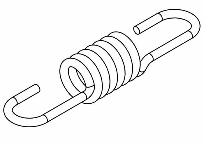 750501S - Exhaust / Manifold Spring