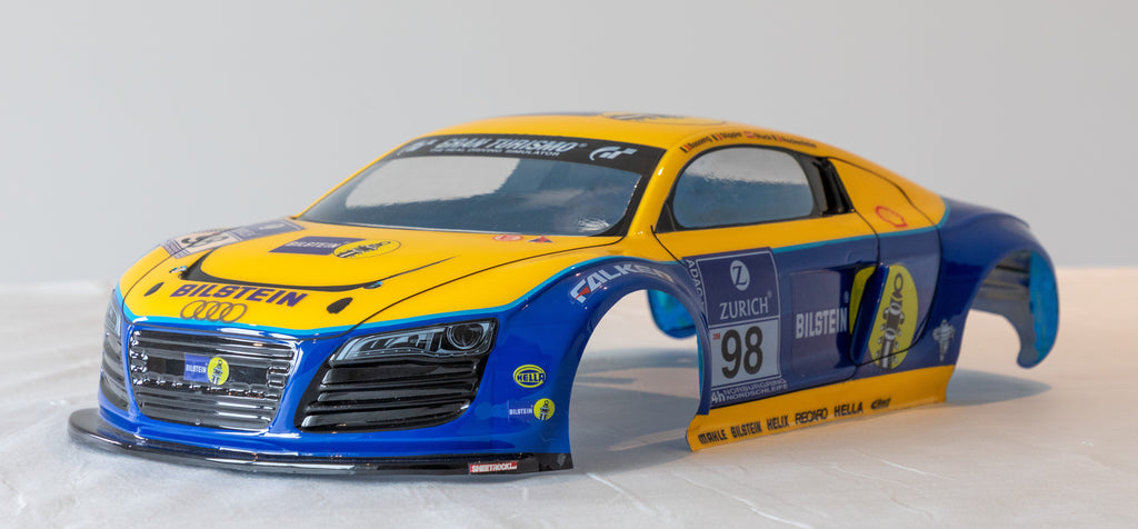 1/8 Audi R8 bodyshell (360mm wheelbase) – Cardinal Racing
