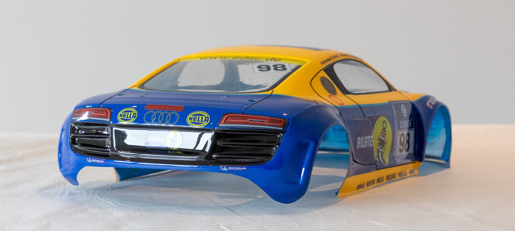 1/8 Audi R8 bodyshell (360mm wheelbase) – Cardinal Racing