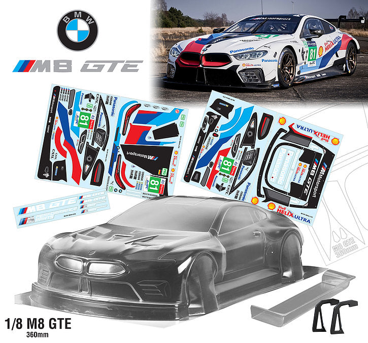 1/8 BMW M8 GTE (360mm wheelbase)