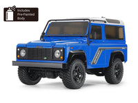 Tamiya - 1/10 RC 1990 Land Rover Defender 90 Pre-Painted Truck Kit, w/ CC-02 Chassis