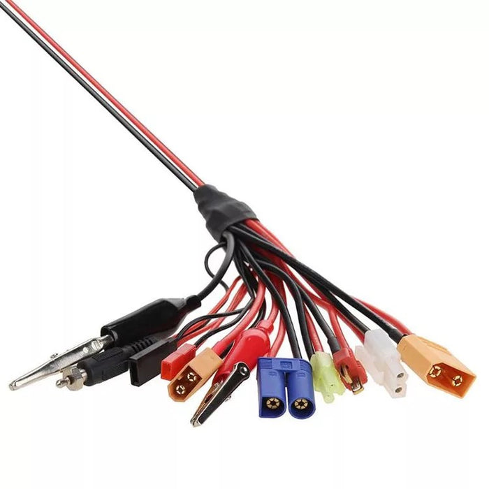 Multi Function 10 IN 1 Charging Cable XT60 Deans JST Convert Connector For RC Lipo Battery