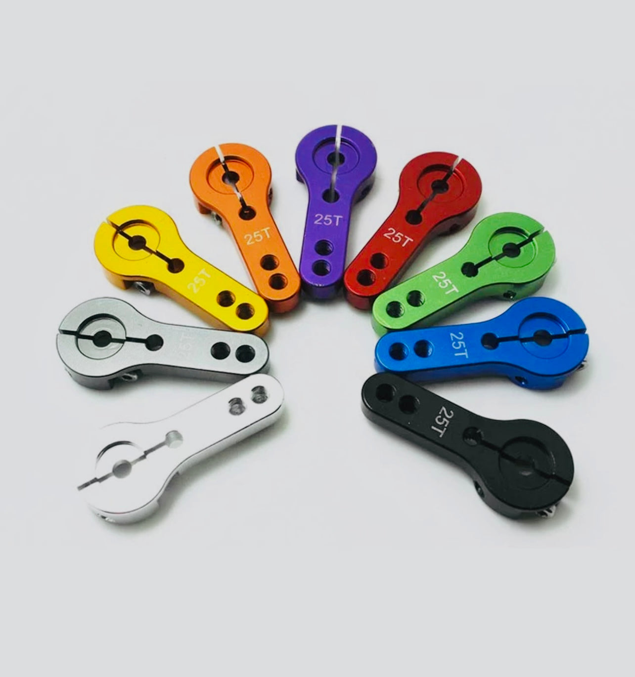 8PCS Colorful 25T Servo Horn Set – Fits Wltoys A949, A959, A969 RC Cars & Models