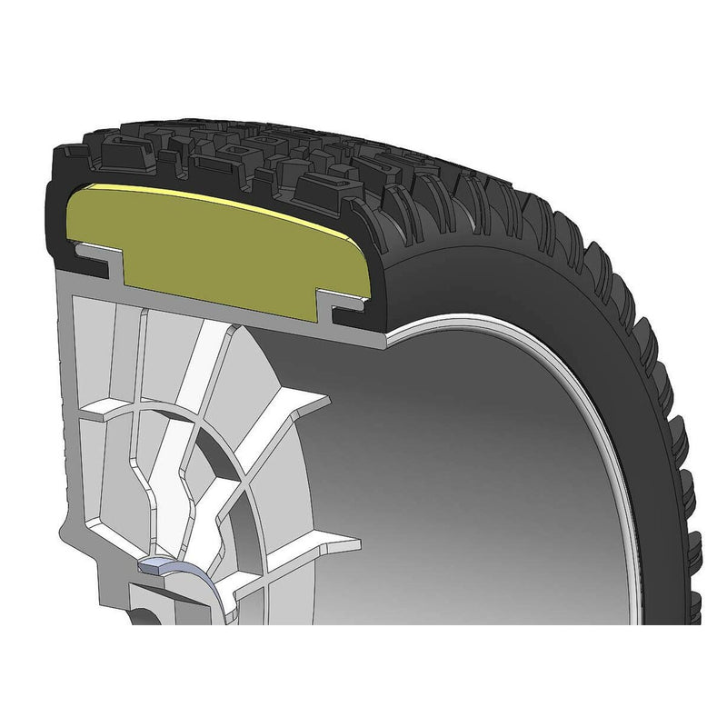 100211X - Tyre 180 Mm Dirt-xross Bs + Wheel Black