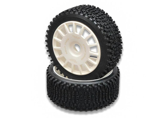 100235X - Tyre 160 mm Dirt-Xross Rally Blue Soft + Wheel – Cardinal Racing