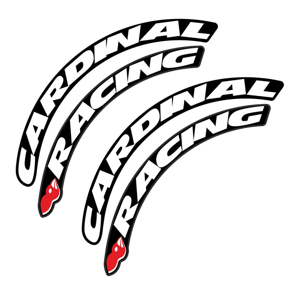 001 - Cardinal Racing Tire Decal